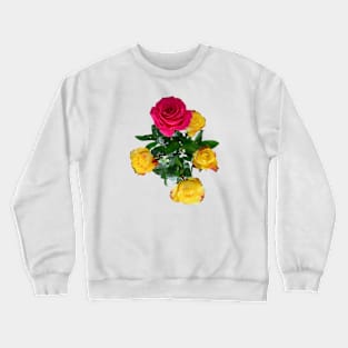 Bouquet of flowers / Swiss Artwork Photography Crewneck Sweatshirt